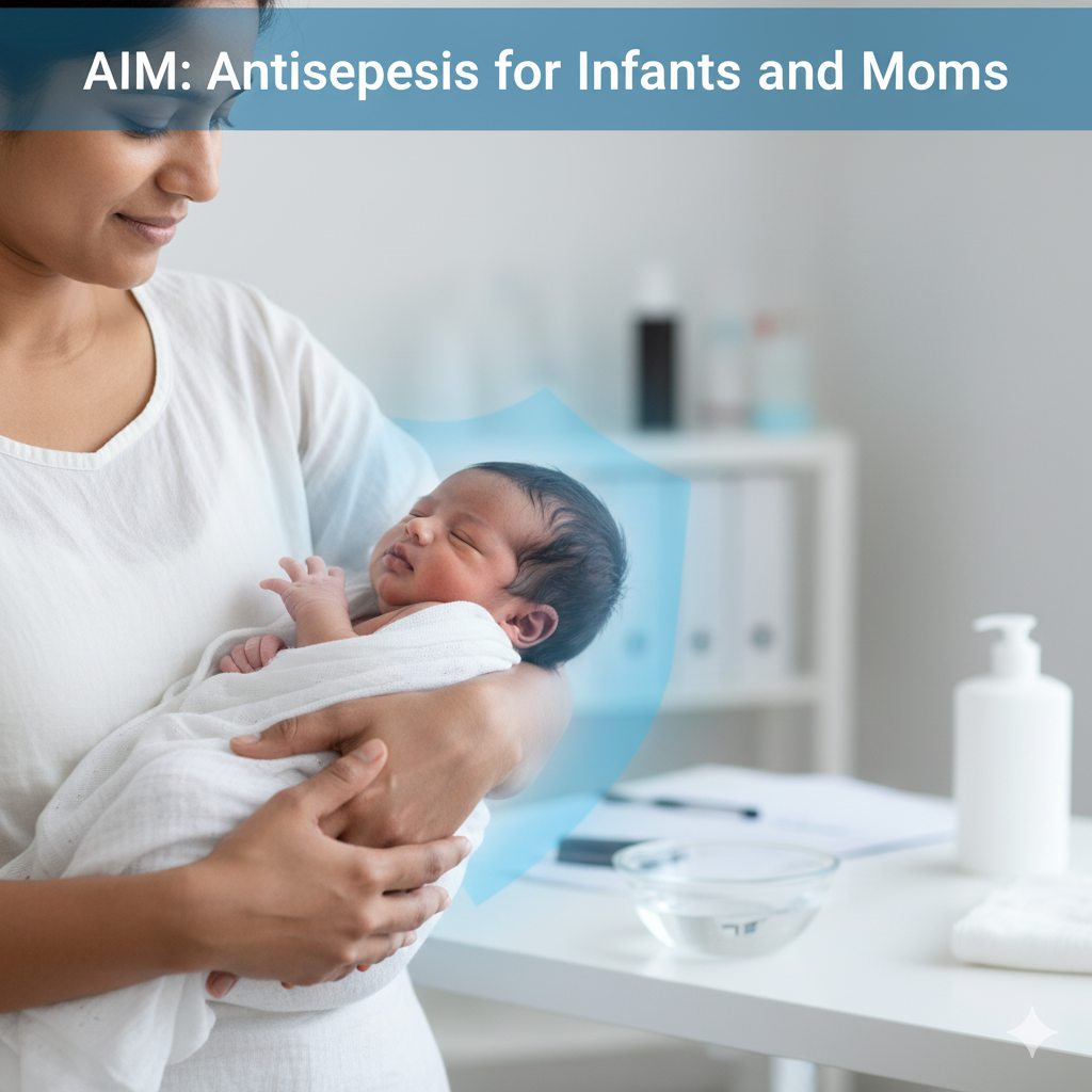 AIM: Antisepsis for Infants and Moms